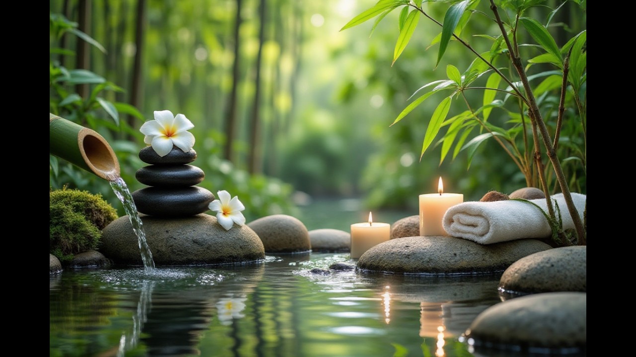 Relaxing Piano Music for Stress Relief + Water Sounds 🌿 Healing Sleep Music, Cure Insomnia, Resting