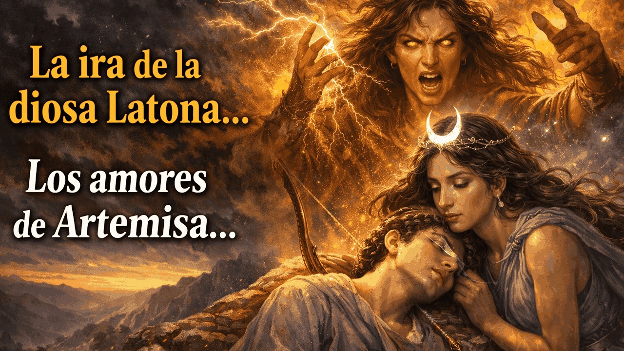 La ira de la diosa Latona   Los amores de Artemisa