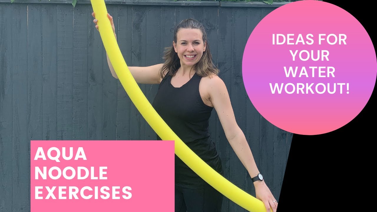 Aqua Noodle Exercises- Water exercises using a pool noodle