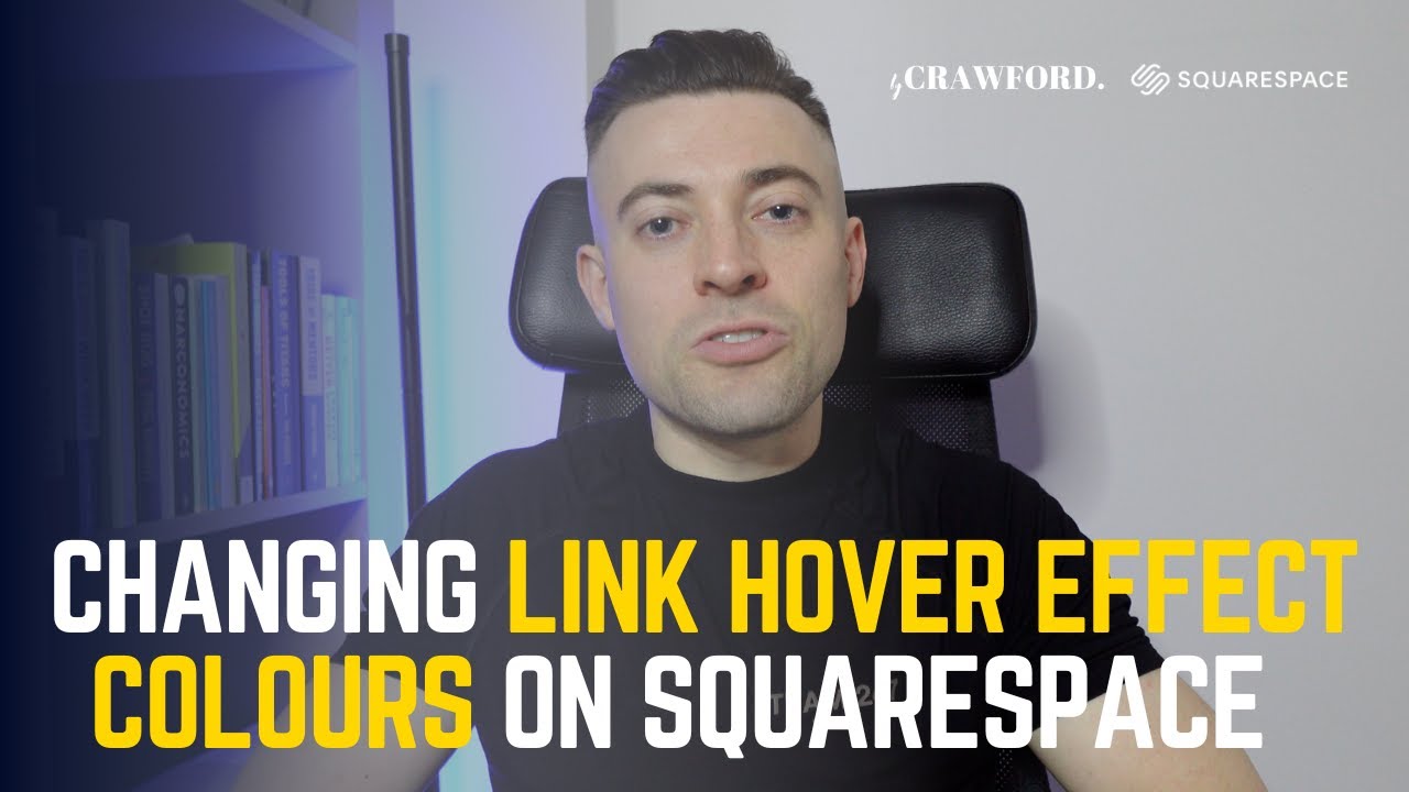 Учебник Squarespace | Изменение цвета ссылки при наведении курсора