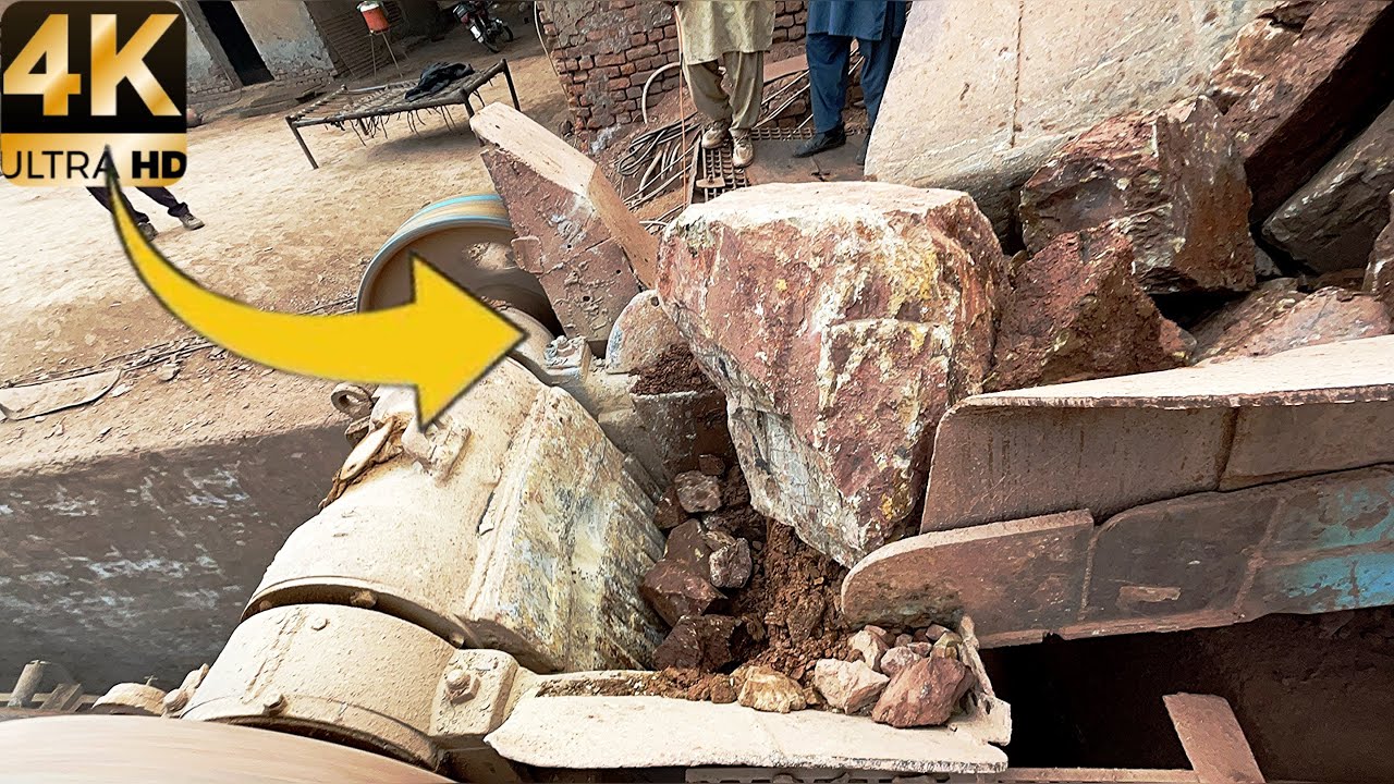 PLAYING with GIANT Rocks! ASMR Rock Quarry CRUSHING Operations - Primary Jaw Crusher in Action!