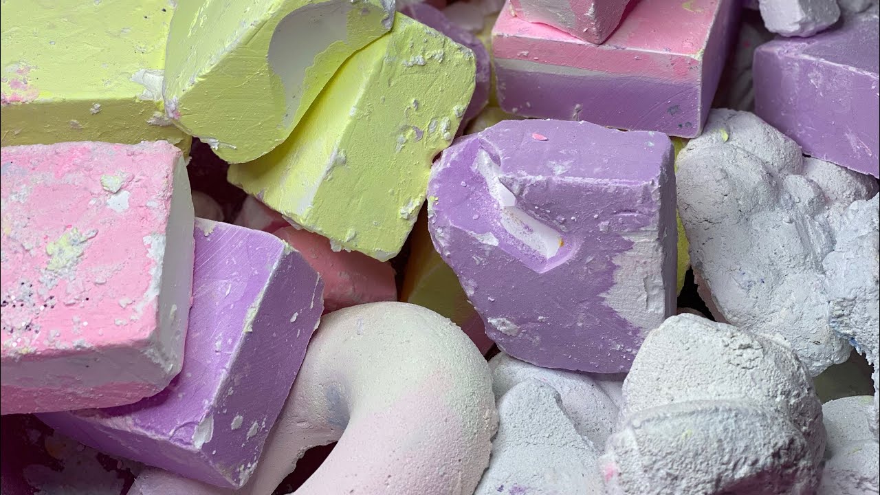 Requested Video | pink & yellow color dyed + Soft Reformed Gym Chalk | ADER GYM CHALK