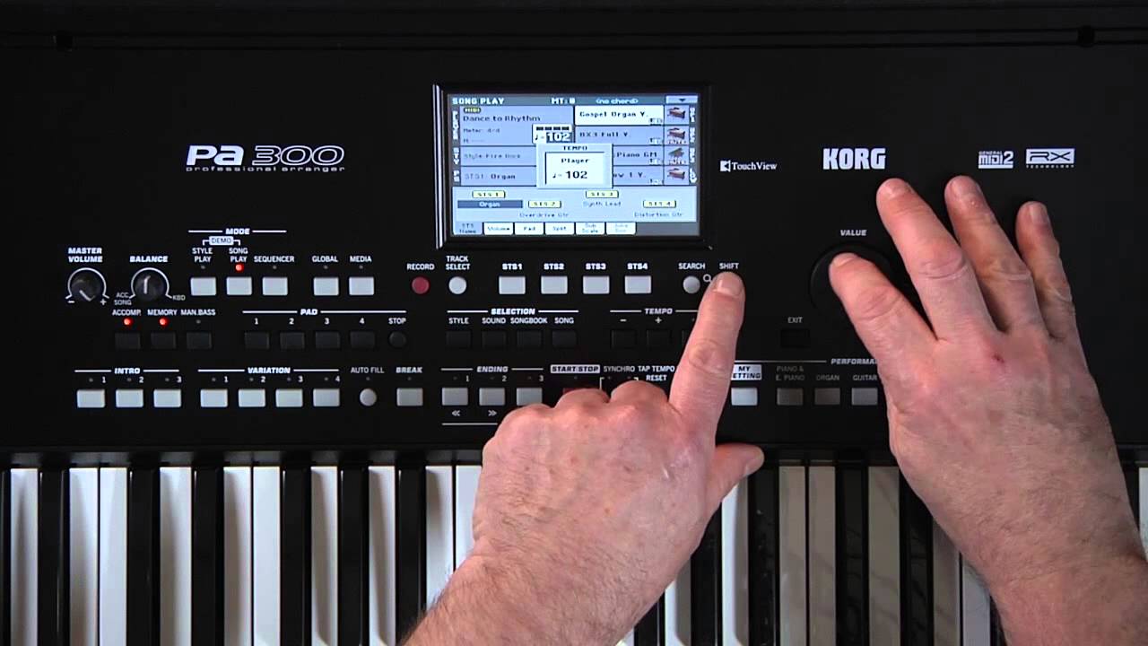 4 - KORG Pa300 - Manuel vidéo : Le mode Song Play (La Boite Noire)