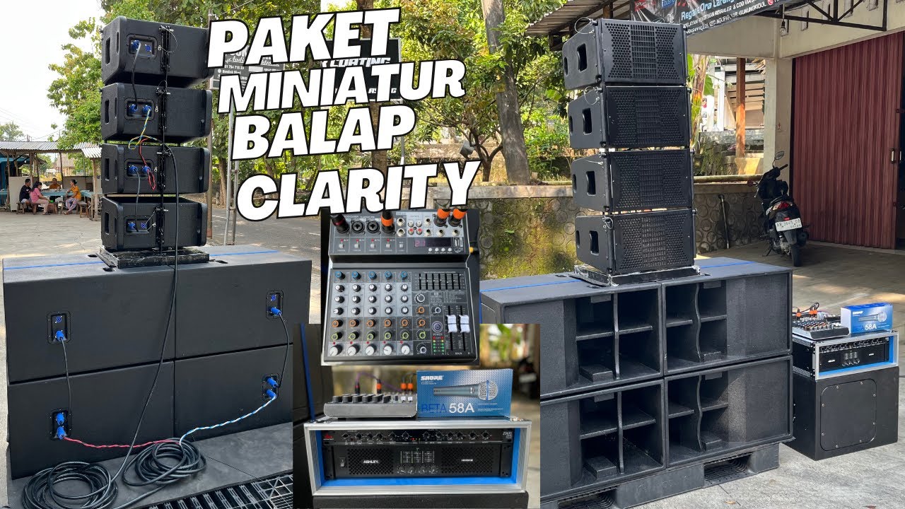 Paket sound miniatur balap mewah murah