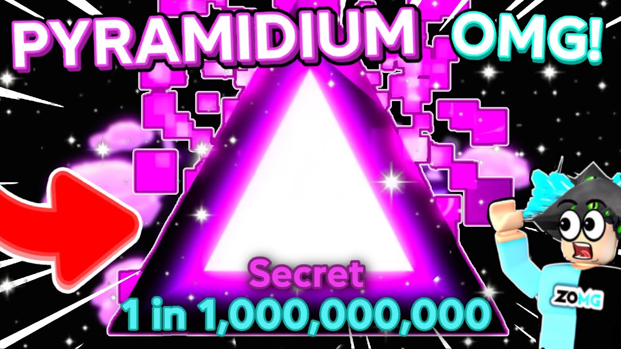 1e-07% 💜🥳 GOT #1 PYRAMIDIUM in Bubble Gum Simulator INFINITY