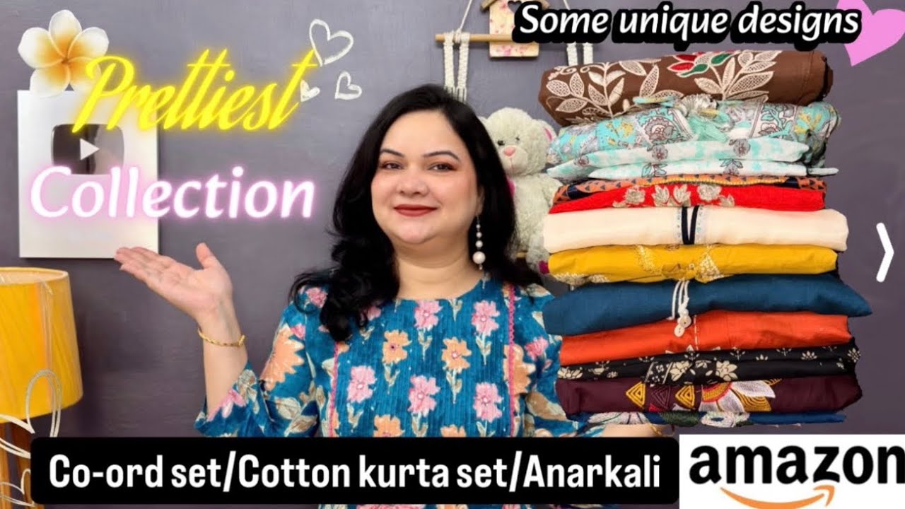 🌼Kurta set/co-ord set for summers🌼unique designer cotton dresses🌼Amazon 2 & 3 piece Kurta set haul🌼