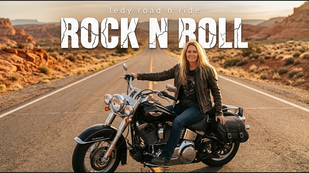 Open Road Confidence | Harley Woman Rider | Ledy Road N Ride #rock