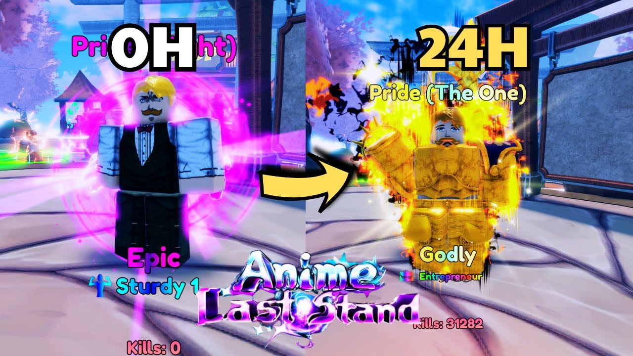 Anime Last Stand: Mình dành 24h để evo Godly...!!!!!