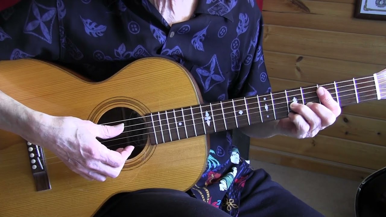 How Long Blues - Fingerpicking Blues Lesson - TAB avl