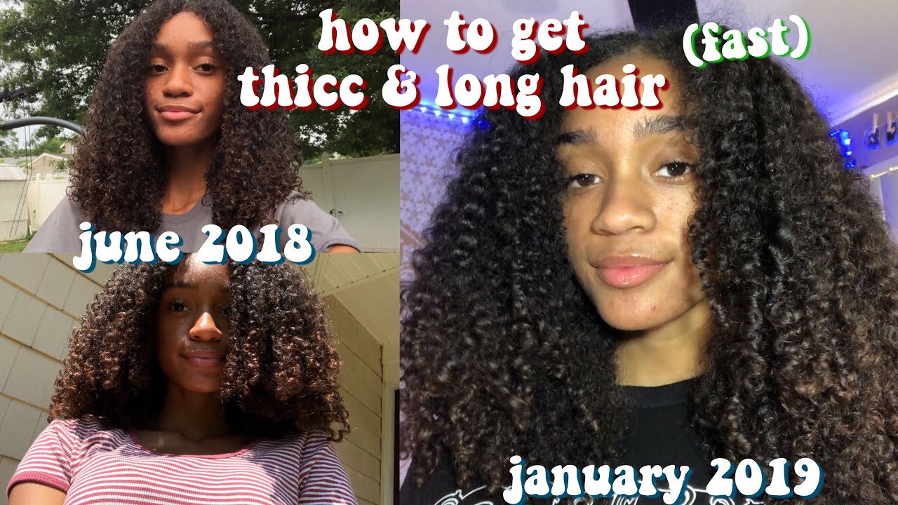 how i grew my natural curly hair (fast) 2019