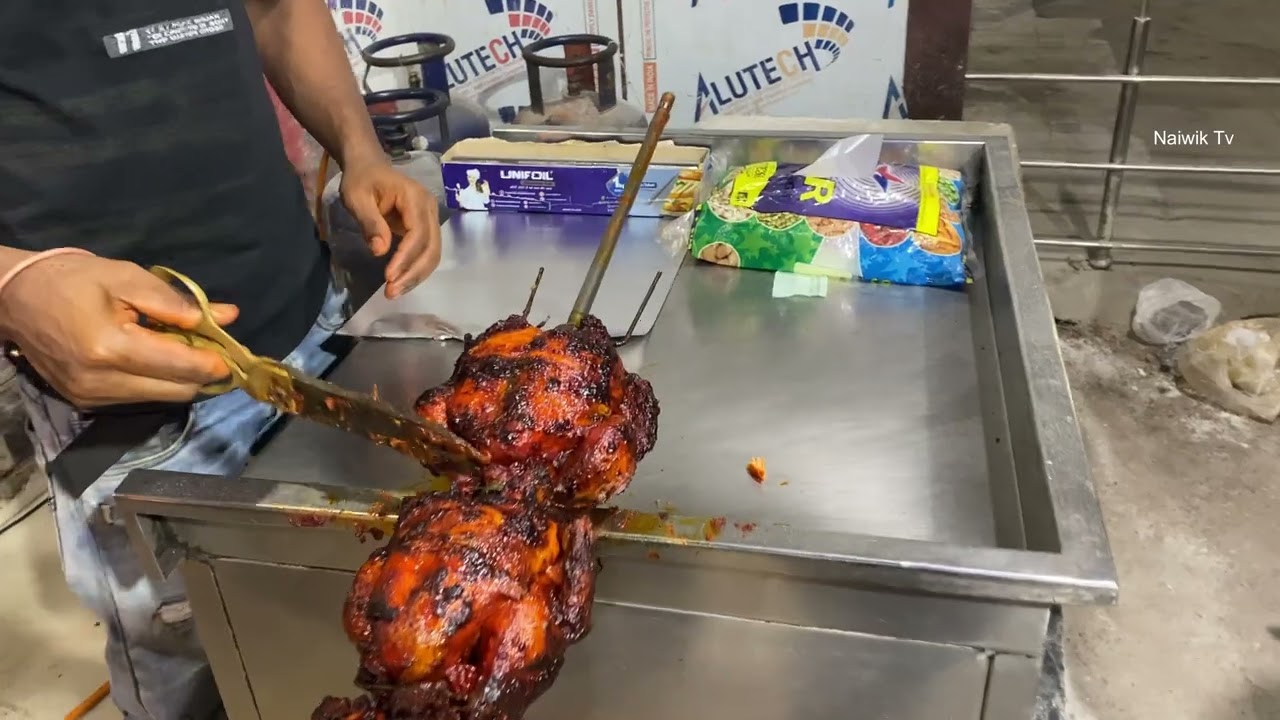 Grilled Chicken @ Siddique Kabab centre || Hyderabad Street Food