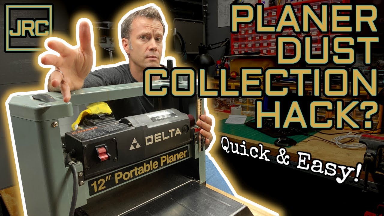 Dust Collector Hack for Delta 12" Planers (and similar) - quick, easy & cheap!