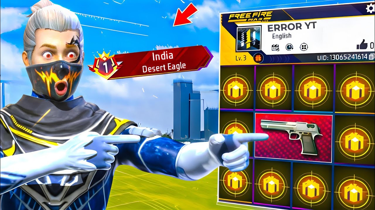Unlocking *MASTRY FIRE BUTTON* in DESERT EAGLE For Friend GirlFriend😋