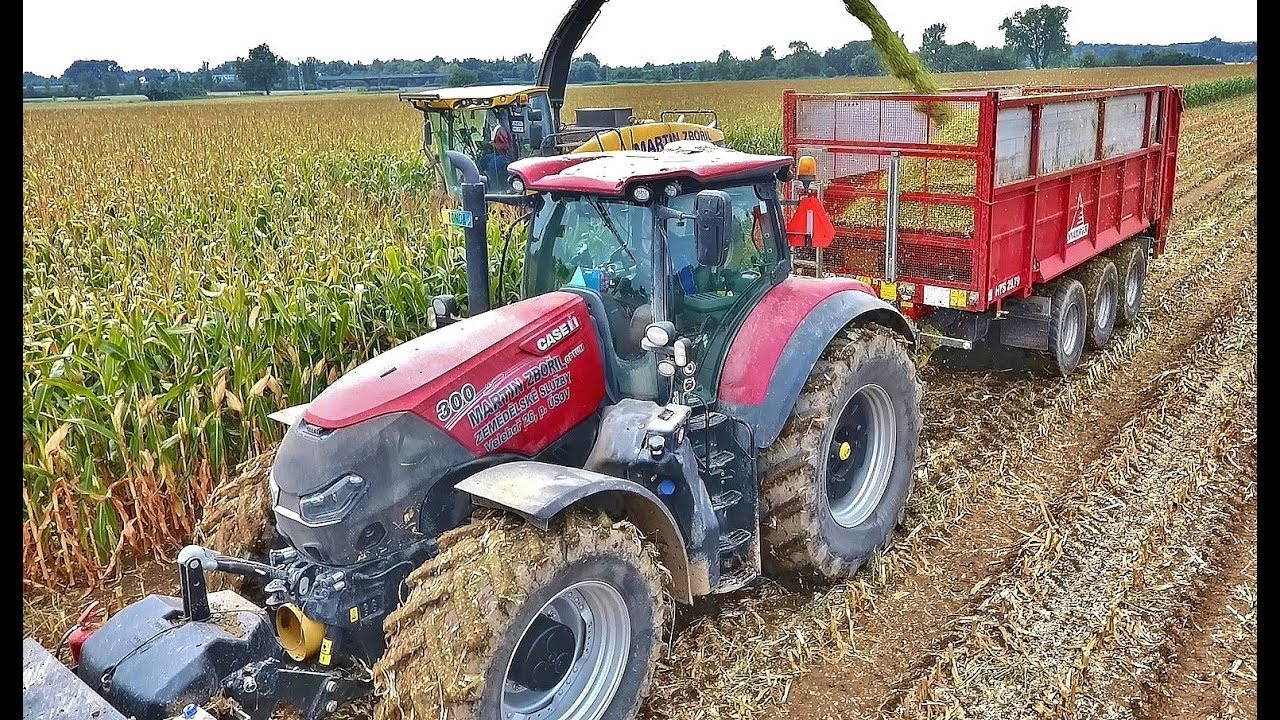 CASE OPTUM 300 + Annaburger, NH FR 850,  Silage 2017  Martin Zbořil CZ
