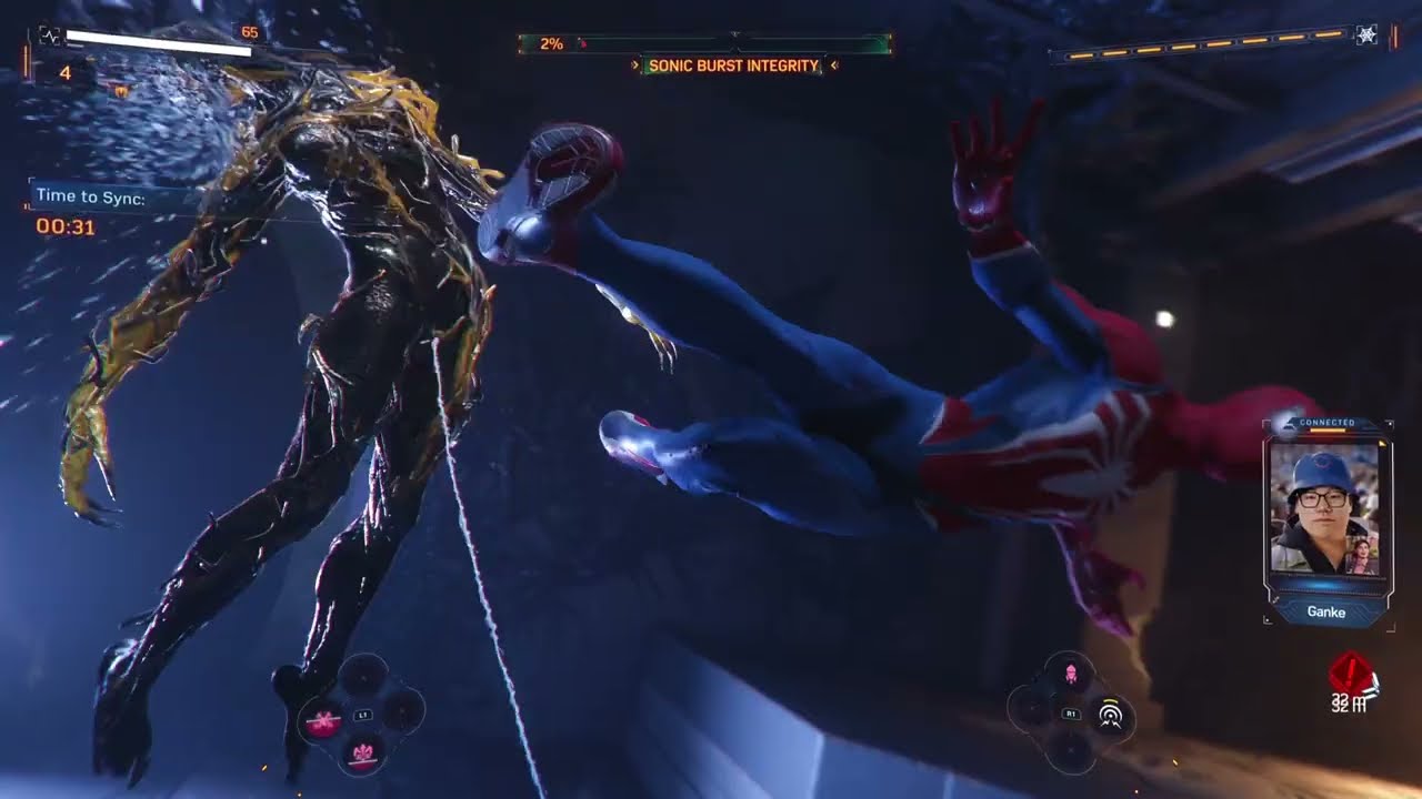 Saving My Friend from venoms #ps5 #spiderman 