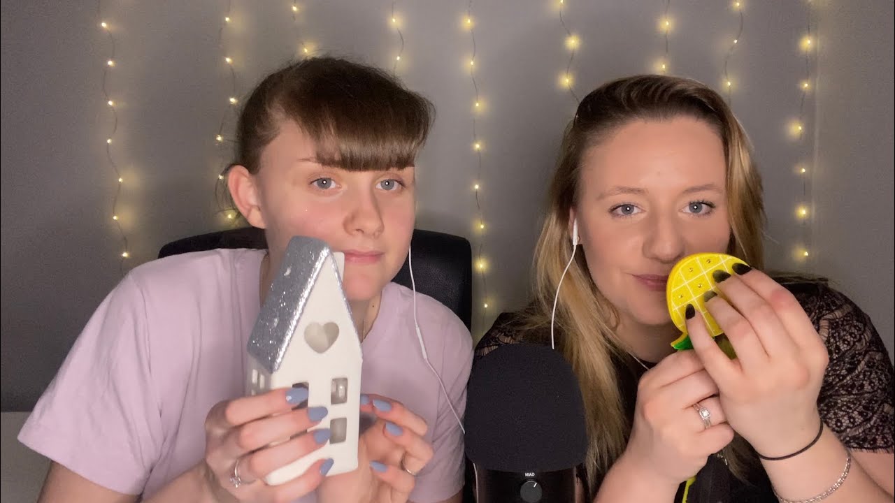 My sister tries ASMR?!