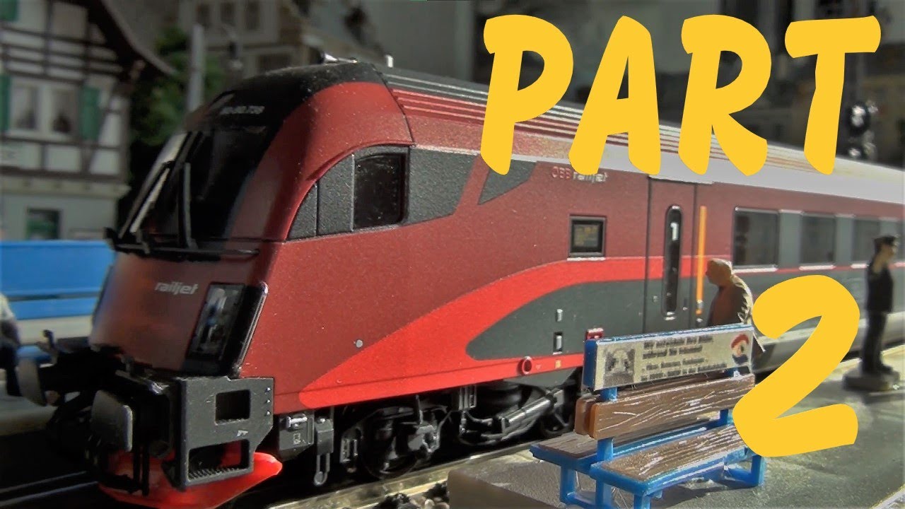 🇦🇹 Railjet Roco 74083 the Legendary ÖBB H0 Railjet: Exquisite Details & Captivating Realism