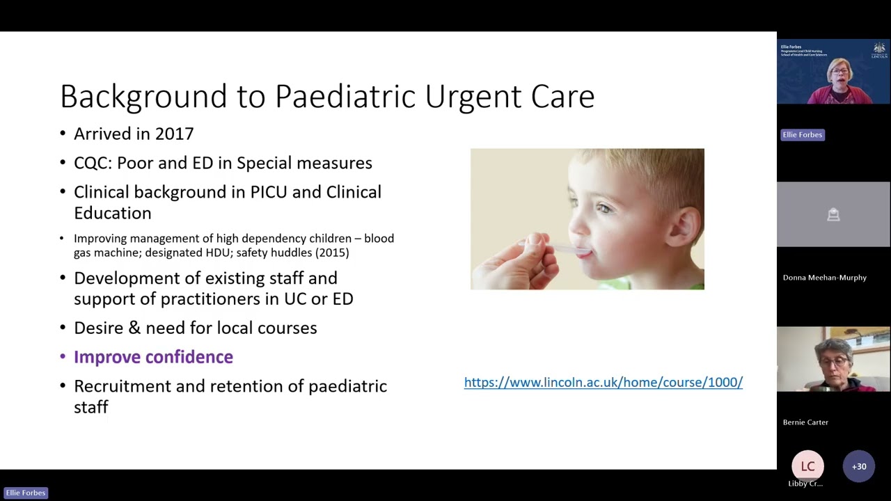 ABPN webinar Paediatric Urgent Care Module: