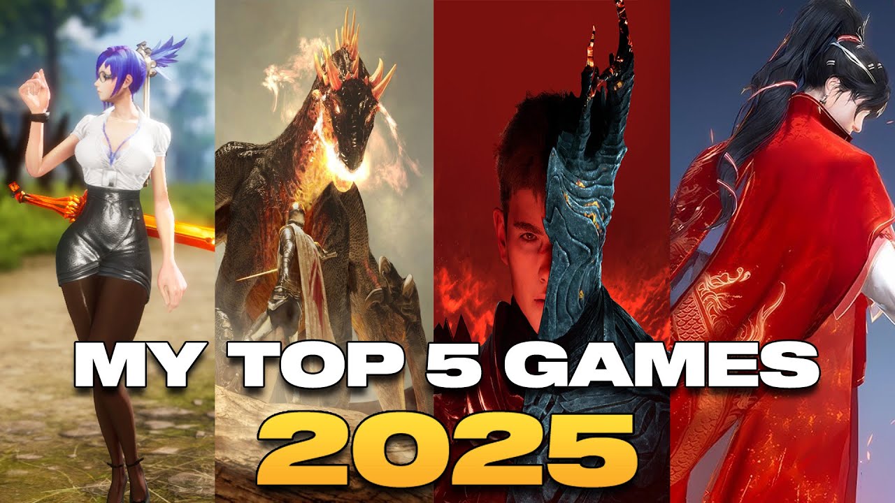 MY TOP 5 GAMES/MMOS OF 2025