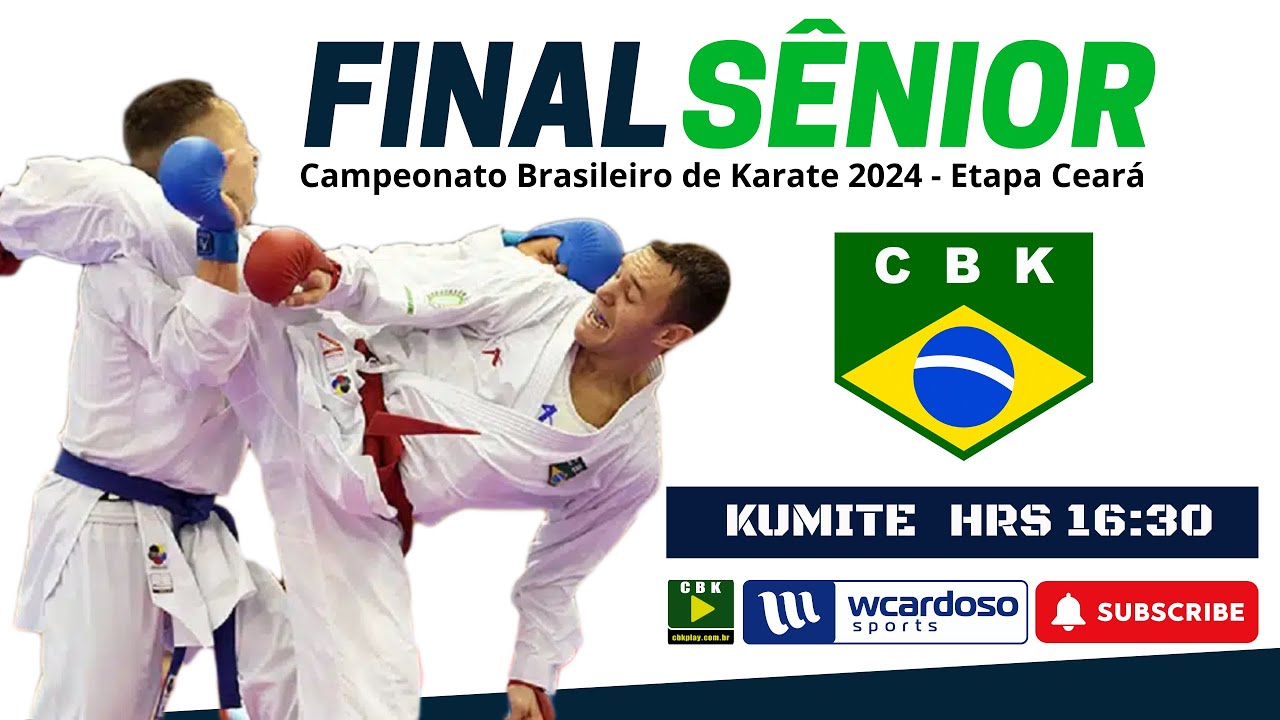 FINAL SÊNIOR - Campeonato Brasileiro de Karate 2024 - Etapa Ceará