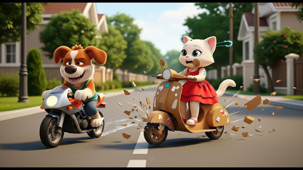 🔥 Everyone Laughs at a Kitten’s Cardboard Bike — Until the Ending | AI Cat Story