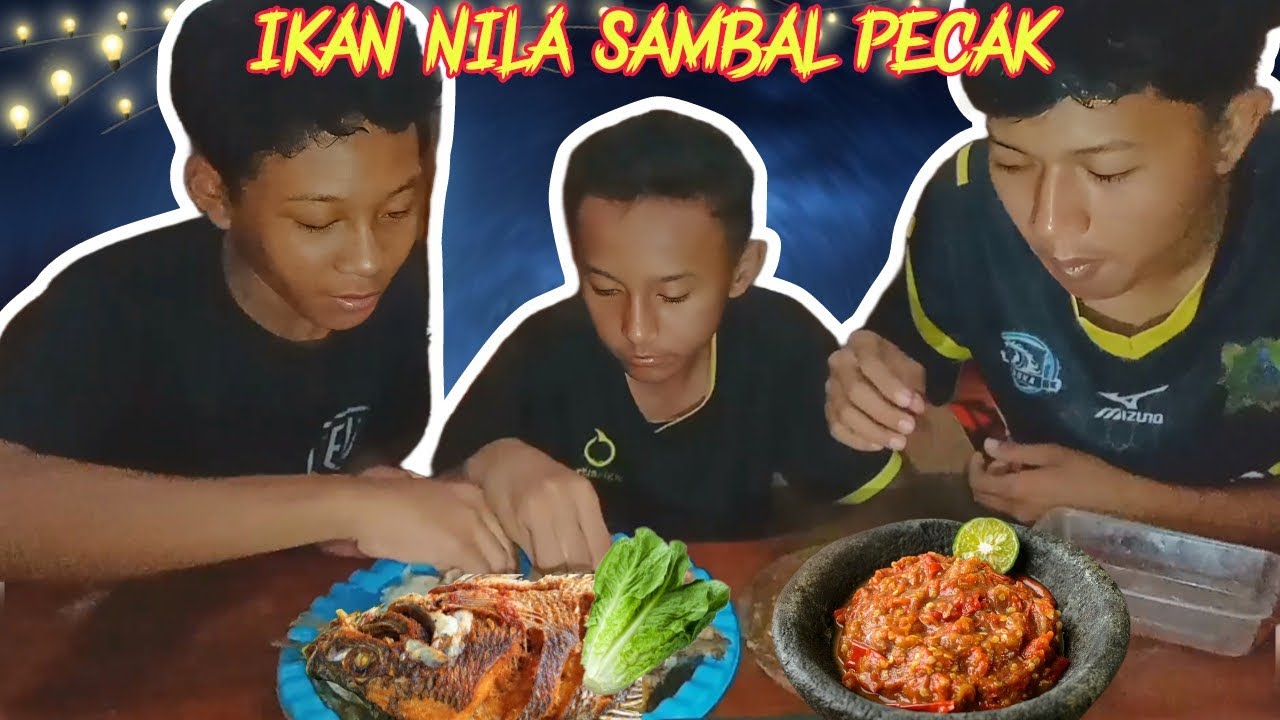 IKAN NILA GORENG SAMBAL PECAK HASIL MANCING ‼️
