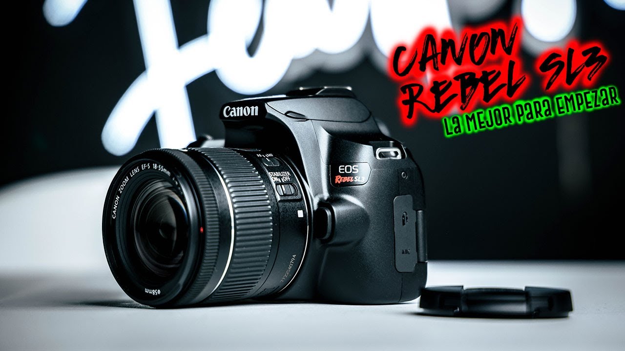 Esta cámara lo tiene todo para empezar en la fotografía - Unboxing Canon Rebel SL3