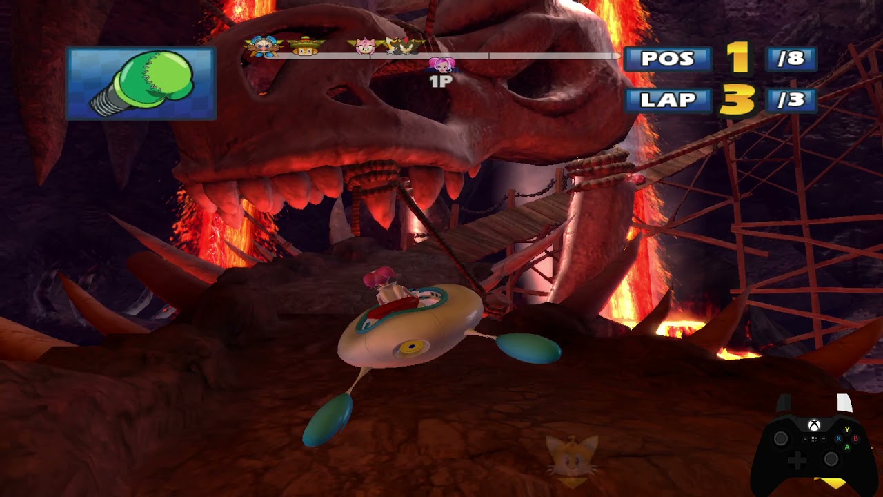 Sonic and Sega All-Stars Racing -  Monkey Cup Expert (Ulala)