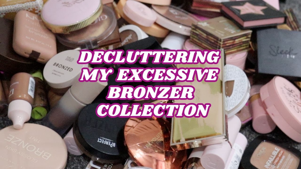 DECLUTTERING MY EXCESSIVE BRONZER COLLECTION | makeupwithalixkate