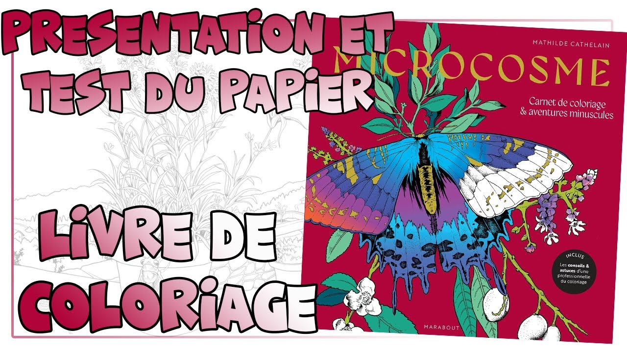 Présentation du livre de coloriage 