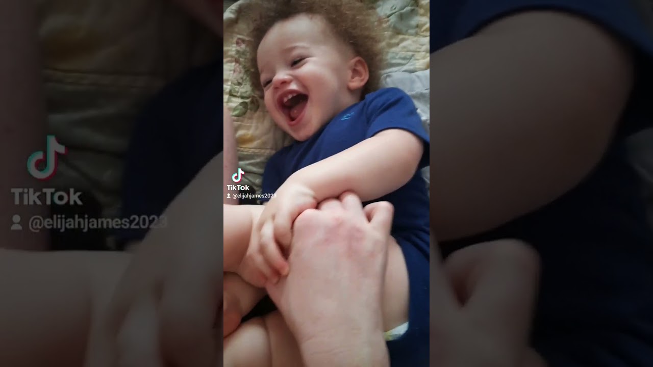 them chunky legs is ticklish 🤣🤣 #silly #babyboy #babyshorts
