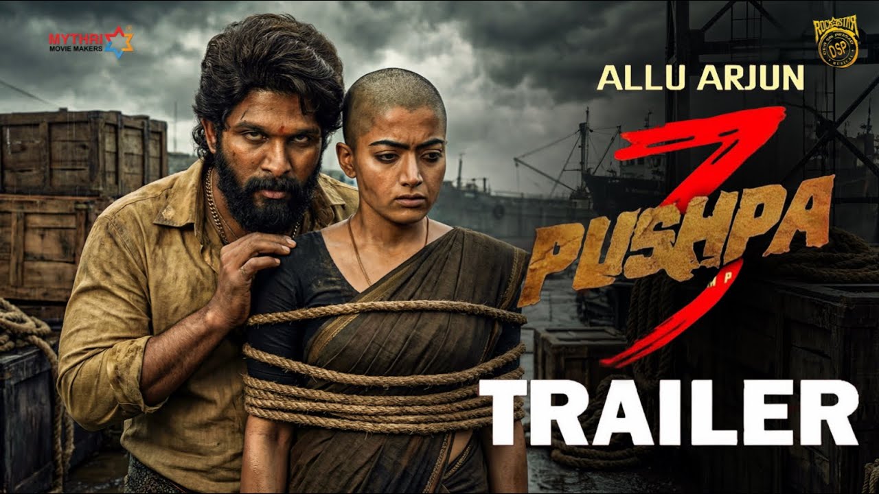 Pushpa 3 - The Rampage | Official Trailer | Allu Arjun | Sukumar | Rashmika | Fahadh New Updates