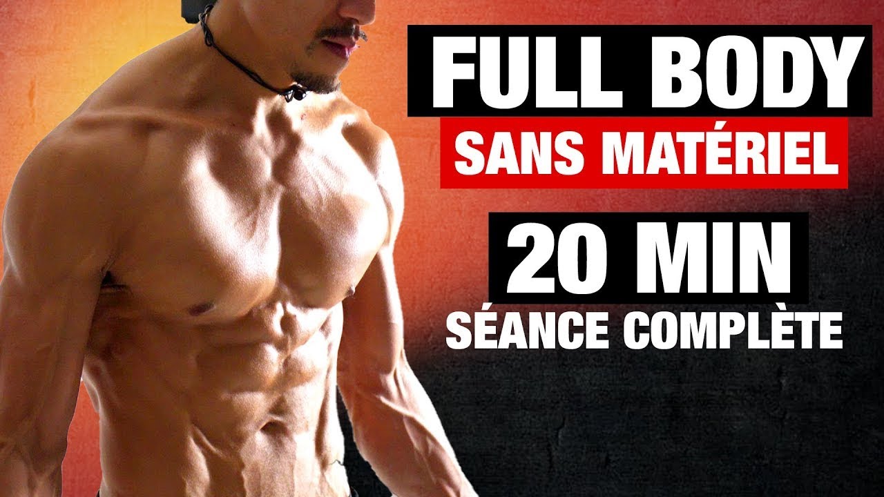 20 MIN FULL BODY - ENTRAÎNEMENT COMPLET SANS MATÉRIEL, À LA MAISON