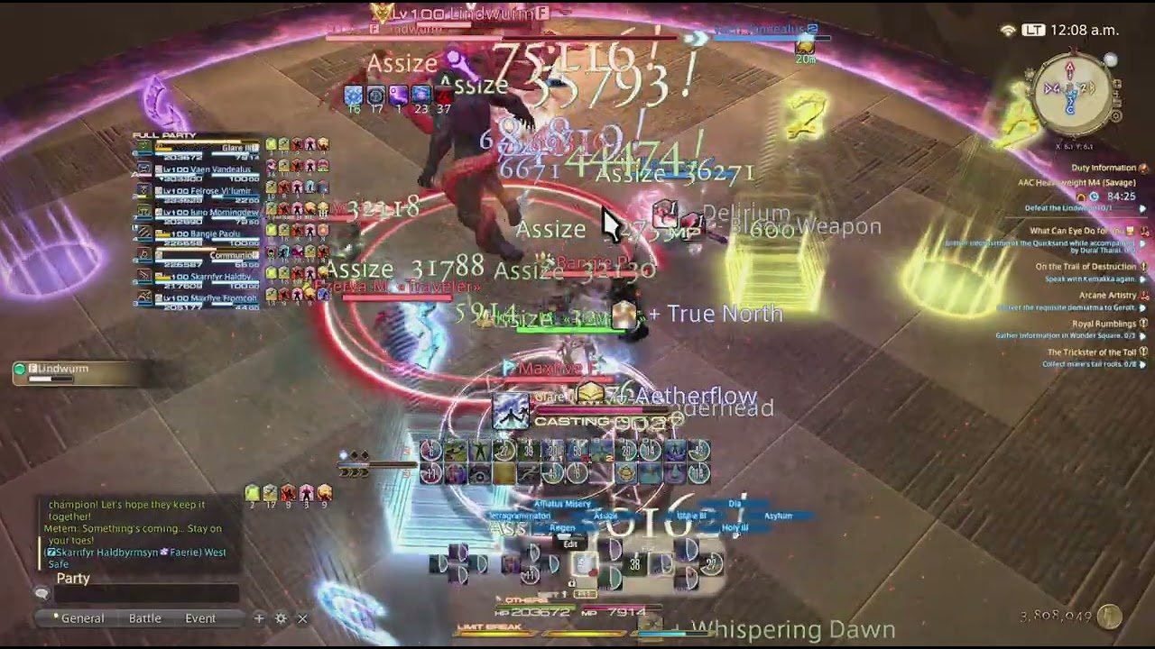 FFXIV M12S p2 1st clear (WHM)