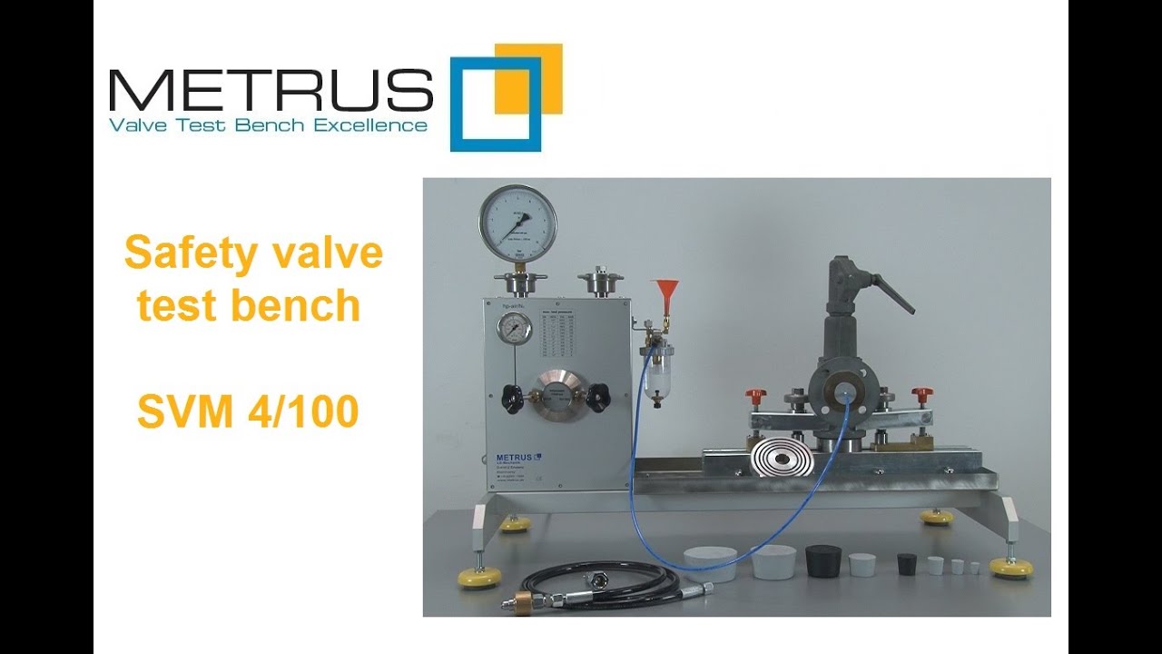 Valve Test Bench / Ventilprüfstand, Armaturenprüfstand - SVM 4/100 - METRUS