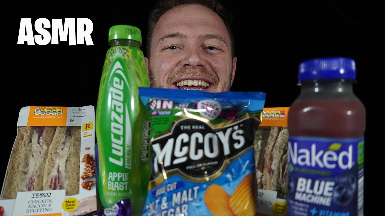 ASMR UK Meal Deal - Soft Whispers & Mukbang