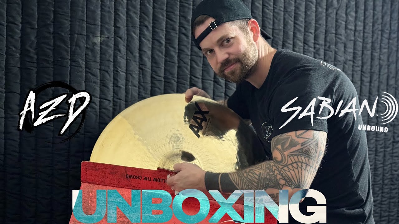 Arizona Drummer - Switching to Sabian Cymbals and Unboxing!