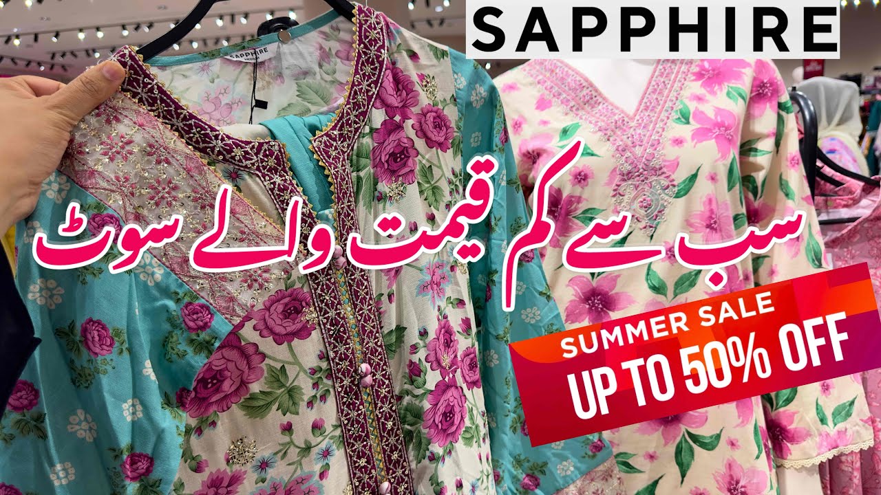 SAPPHIRE Sale 2026🔥 Sapphire Flat 50% OFF🔥 Sapphire Eid Collection On Flat 30% OFF