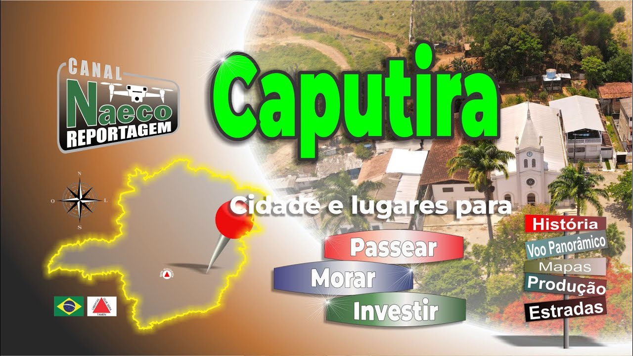 Caputira – MG, cidade e lugares para passear, morar e investir.