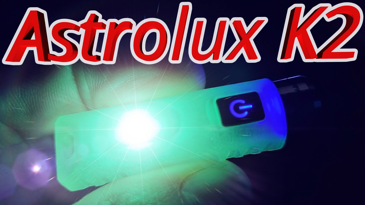 Astrolux K2 review keychain flashlight with ramping UI and 90 CRI
