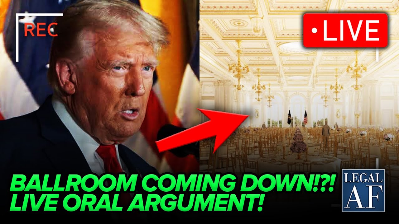 LIVE: Trump BALLROOM Project UNDER FIRE in Court!!!