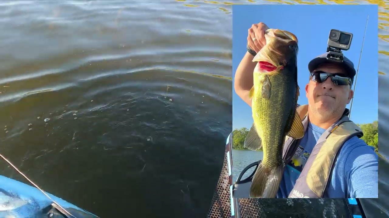 Insane Labor Day Bite!  Kayak Fishing with Bass and Pike SMASHING it on Lake Auburn, Pt 1