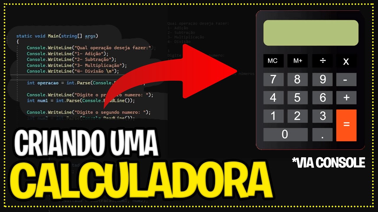 CRIANDO CALCULADORA DO ZERO em C# pelo Visual Studio
