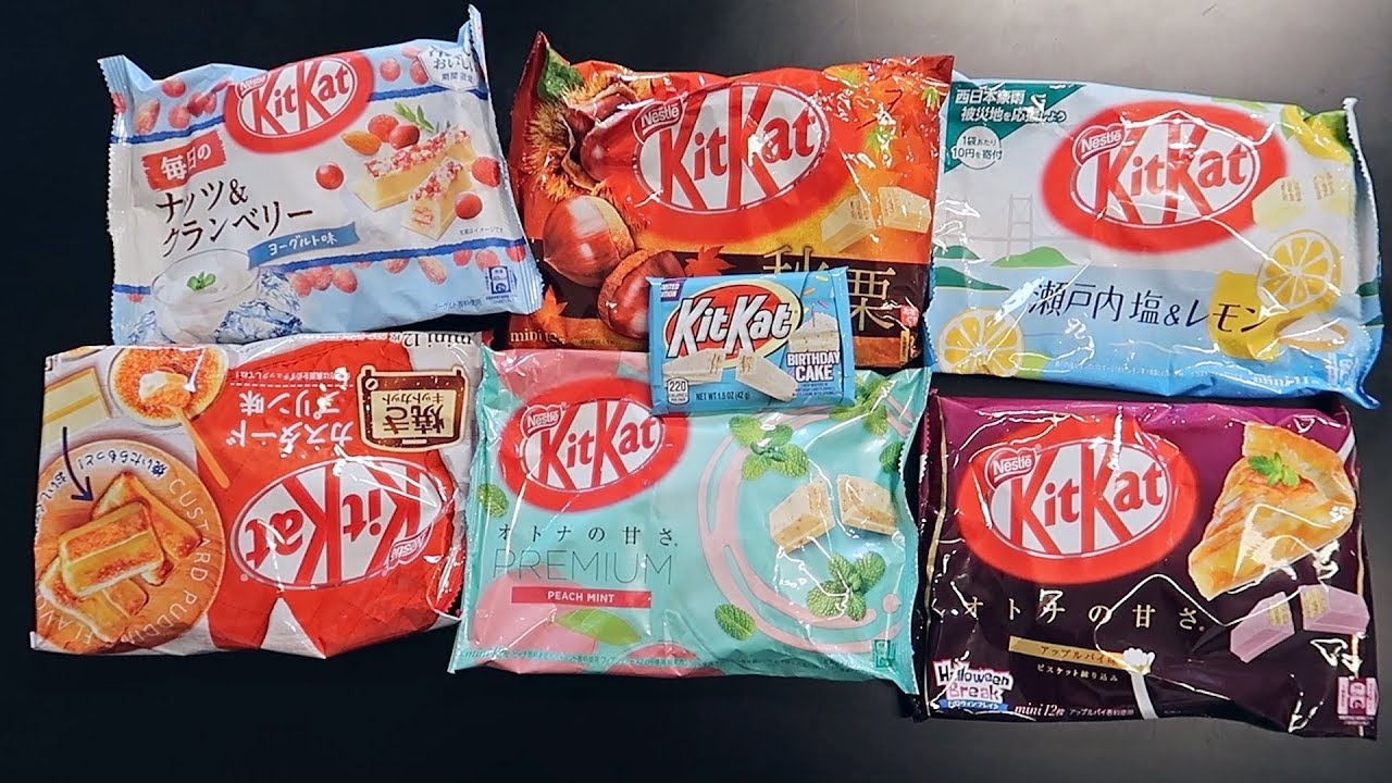 Japanese Kit Kats Taste Test
