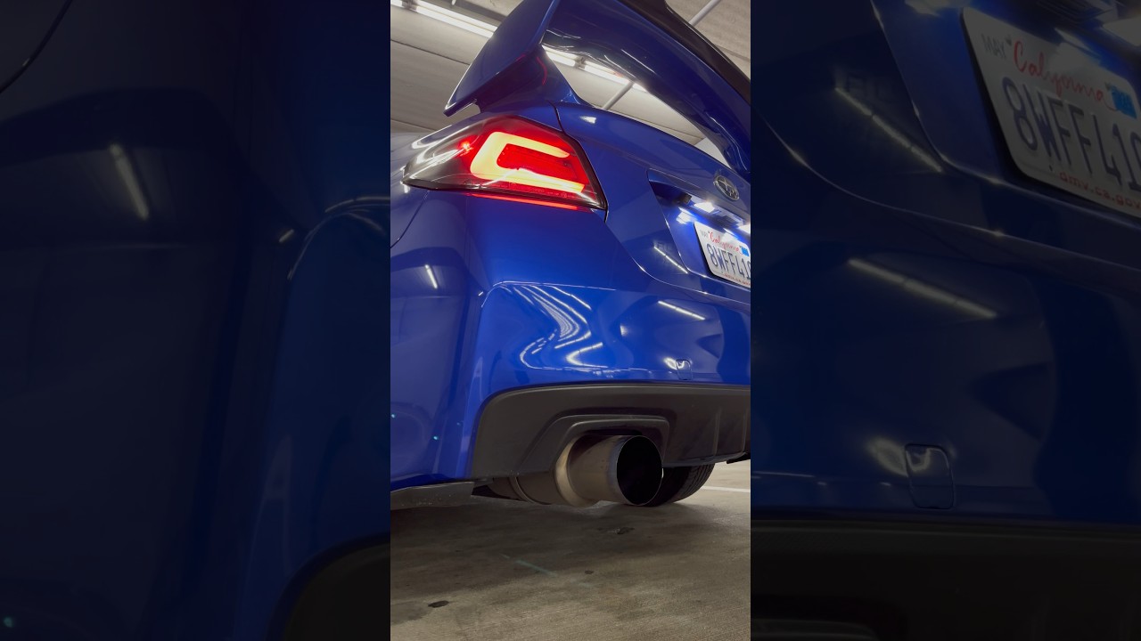 2021 WRX STI Tomei Expreme Ti catback exhaust Cold start #wrx #wrxsti #tomei #exhaust #subaru