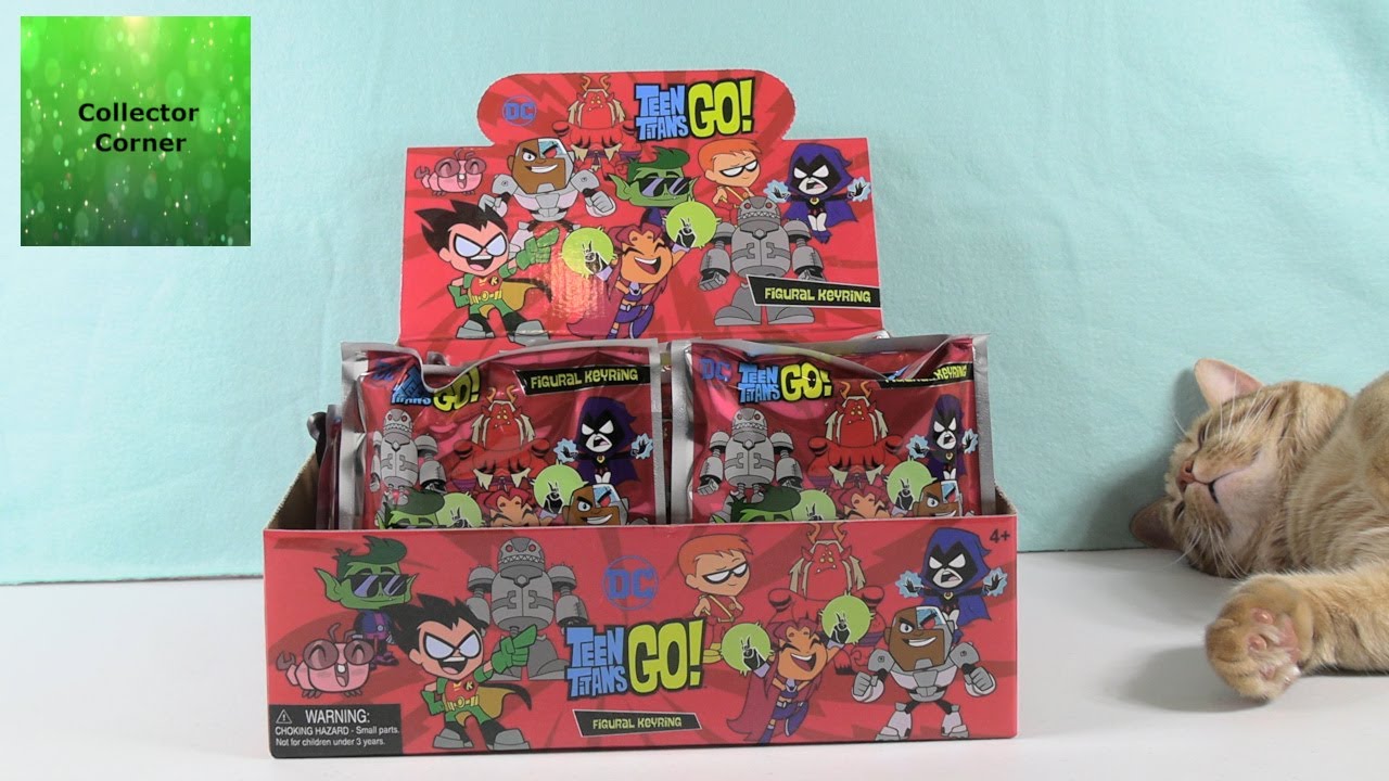 Teen Titans Go Figural Keyring Full Box Blind Bag Opening Review | CollectorCorner