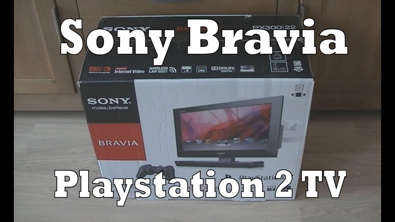 Sony Bravia PX300/22 Playstation 2 LCD TV Unboxing & Review (PS2)