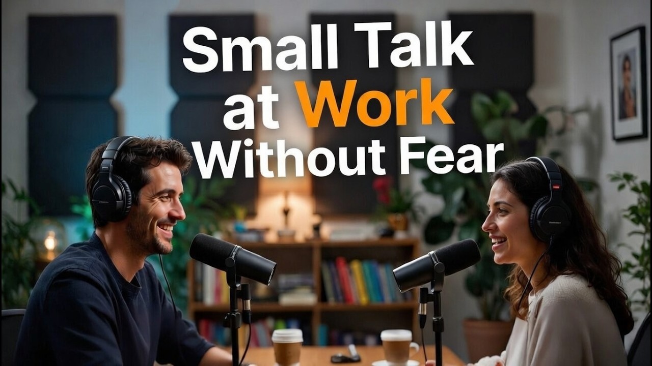 Small Talk at Work Without Fear | Speak Confident English at Work #englishpodcast #spokenenglish