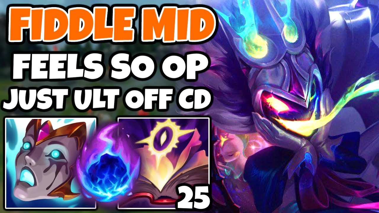 FIDDLESTICKS MID seems OP for an Off-Meta pick (Just press Ult off CD for free kills) | 10.13