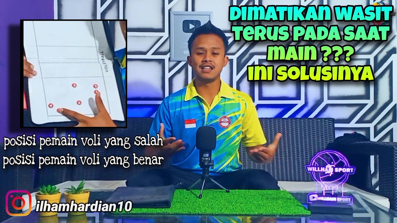 posisi dan rotasi permainan bola voli